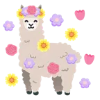 tulipán + llama