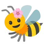 Kirschblüte + Biene