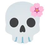 Kirschblüte + Totenkopf