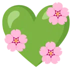 Kirschblüte + grünes Herz