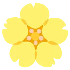 Kirschblüte + gelbes Herz