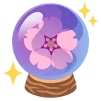 Kirschblüte + Kristallkugel