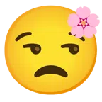 Kirschblüte + verstimmtes Gesicht