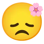 Kirschblüte + enttäuschtes Gesicht