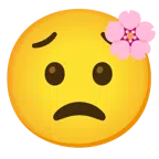 Kirschblüte + besorgtes Gesicht