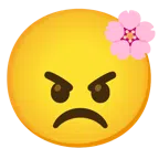 Kirschblüte + verärgertes Gesicht