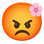Kirschblüte + schmollendes Gesicht