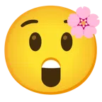 Kirschblüte + erstauntes Gesicht