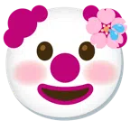 Kirschblüte + Clown-Gesicht
