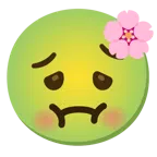 Kirschblüte + würgendes Gesicht
