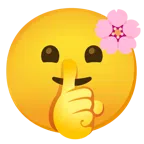 Kirschblüte + ermahnendes Gesicht