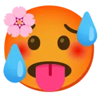 Kirschblüte + schwitzendes Gesicht