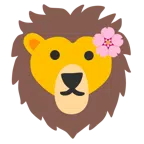 Kirschblüte + Löwe