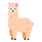 Kirschblüte + Lama
