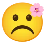 Kirschblüte + düsteres Gesicht