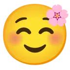 Kirschblüte + lächelndes Gesicht