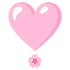 Kirschblüte + Herz als Ausrufezeichen