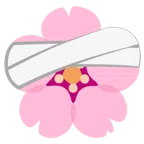 Kirschblüte + Herz mit Verband