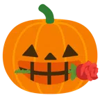 rosa + calabaza de Halloween