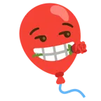 Rose + Luftballon
