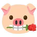 rosa + cara de cerdo