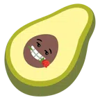 rosa + aguacate