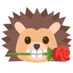 rosa + erizo