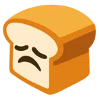 ขนมปัง + หน้าผิดหวัง