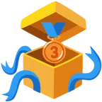 regalo + medaglia di bronzo