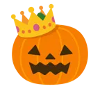 Halloweenkürbis + Krone