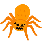 Halloweenkürbis + Spinne