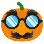 Halloweenkürbis + verkleidet