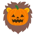 Halloweenkürbis + Löwe