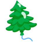 palloncino + albero sempreverde