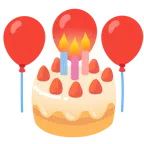 palloncino + torta di compleanno