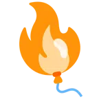 palloncino + fuoco