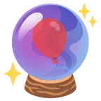 palloncino + sfera di cristallo