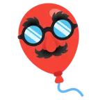 palloncino + faccina travestita