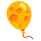 palloncino + fetta di formaggio