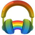 cuffie + arcobaleno
