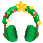cuffie + albero sempreverde