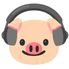 cuffie + muso di maiale