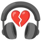 cuffie + cuore infranto