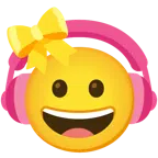 cuffie + cuore con fiocco