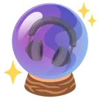 cuffie + sfera di cristallo