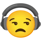 cuffie + faccina contrariata