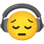 cuffie + faccina pensierosa