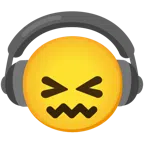 cuffie + faccina frustrata