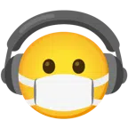 cuffie + faccina con mascherina
