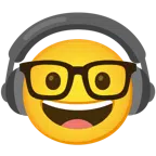 cuffie + faccina nerd